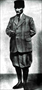 1919 - Erzurum Kongresi öncesi askerlikten istifa ettikten sonra giydiği kıyafet