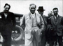 1933 – Ankara yakınlarında TTK’nun Ahletlıbel kazısında. Soldan sağa; Dr. Reşit Galip, M.Kemal, Nevzat Tandoğan, Yusuf Hikmet Bayur